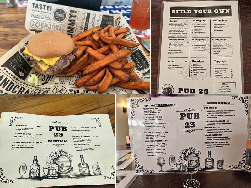 Pub 23 Menu