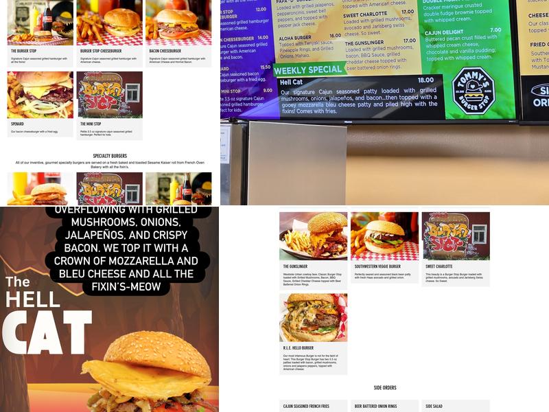 Tommy's Burger Stop-Dimond Menu