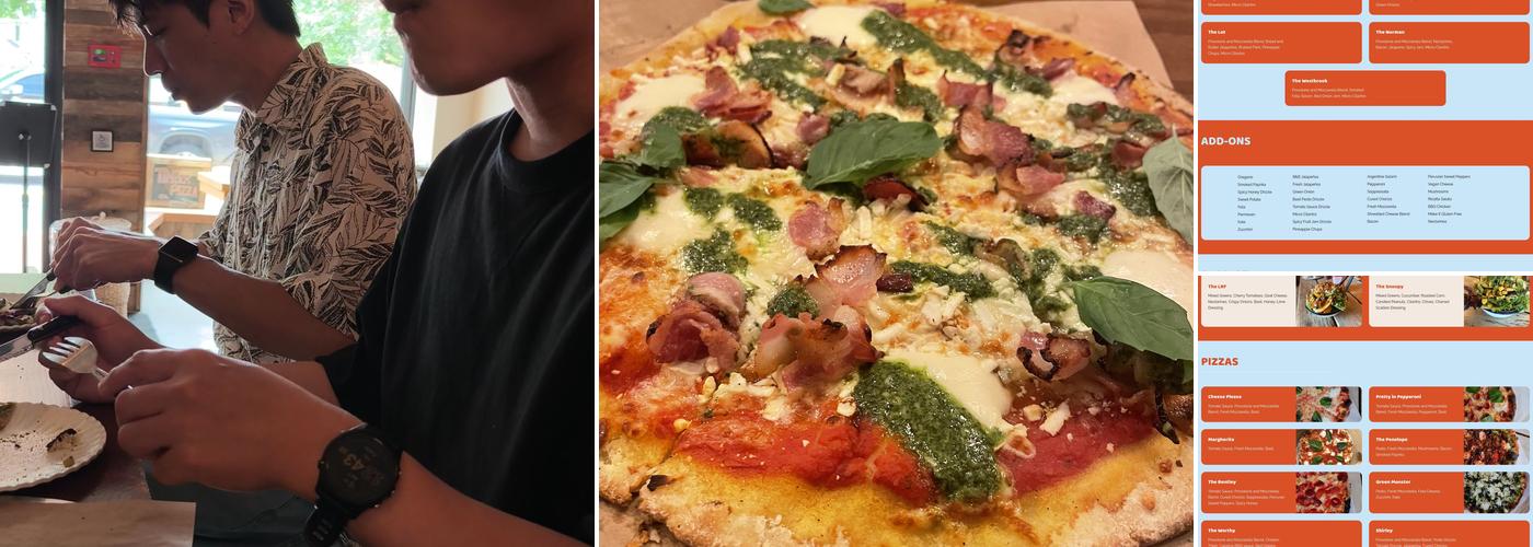 Timber Pizza Co. Annapolis Menu