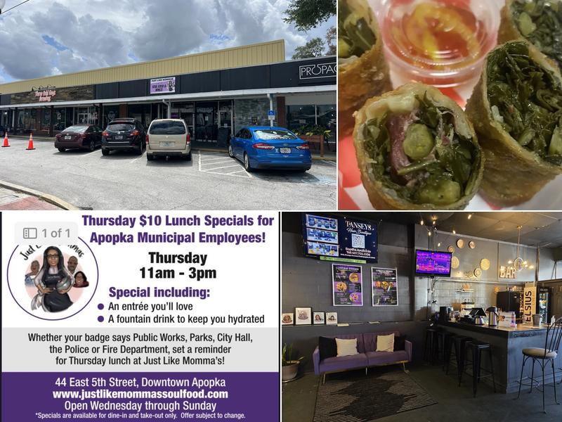 Just Like Momma's Soul Food & Wings 44 E 5th St, Apopka