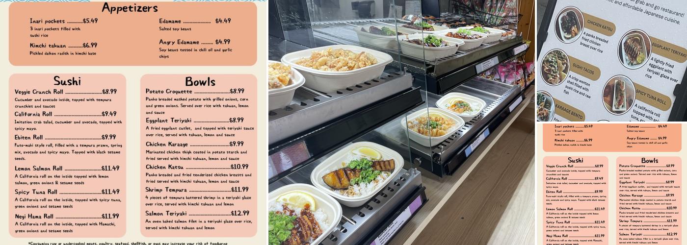 Obento Menu