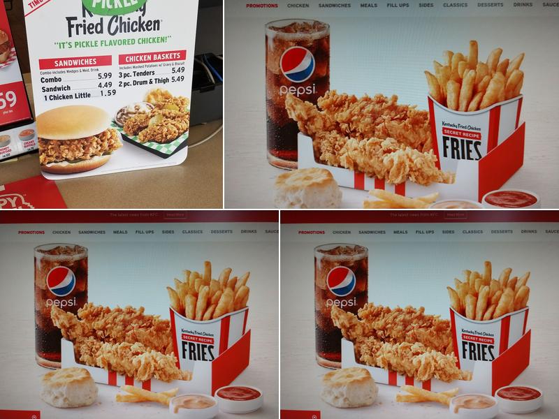 KFC Menu