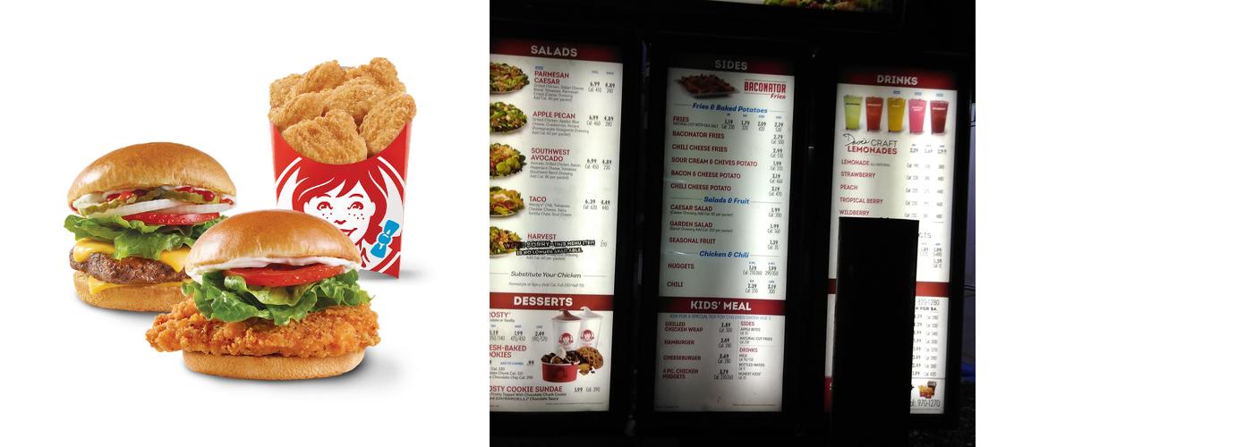 Wendy's Menu