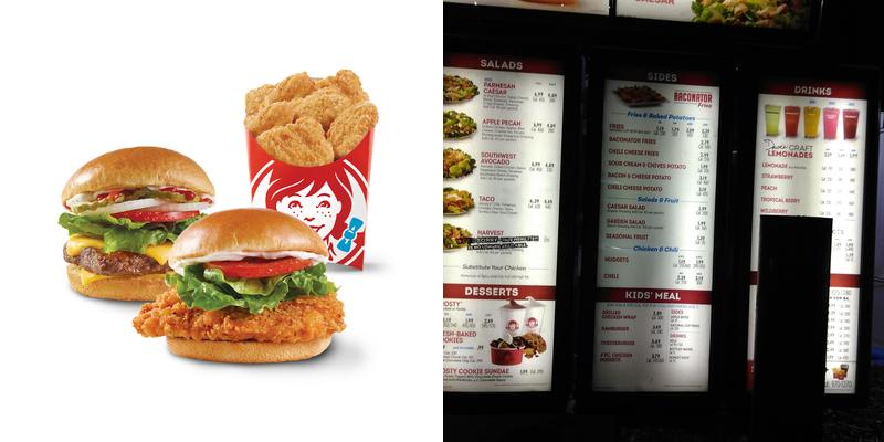 Wendy's Menu
