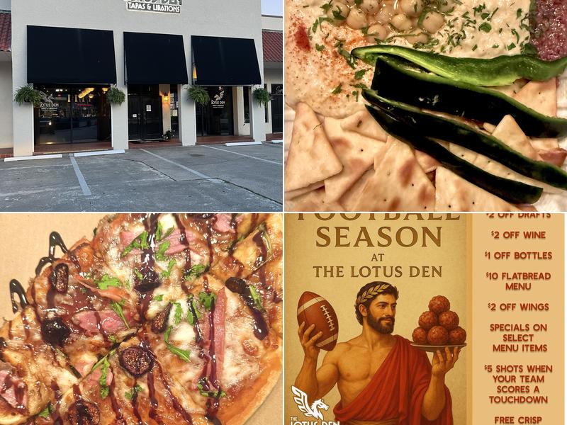 The Lotus Den Tapas & Libations 5900 N Kings Hwy, Myrtle Beach