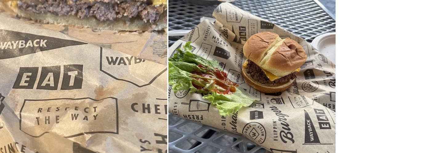 Wayback Burgers Menu