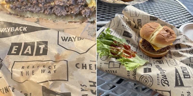 Wayback Burgers Menu