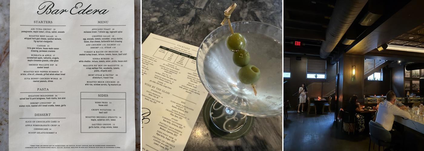 Bar Edera Menu