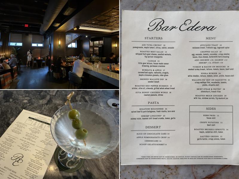 Bar Edera Menu