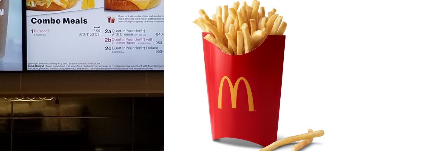 McDonald's Menu
