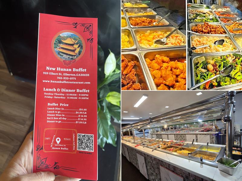 New Hunan Buffet Menu