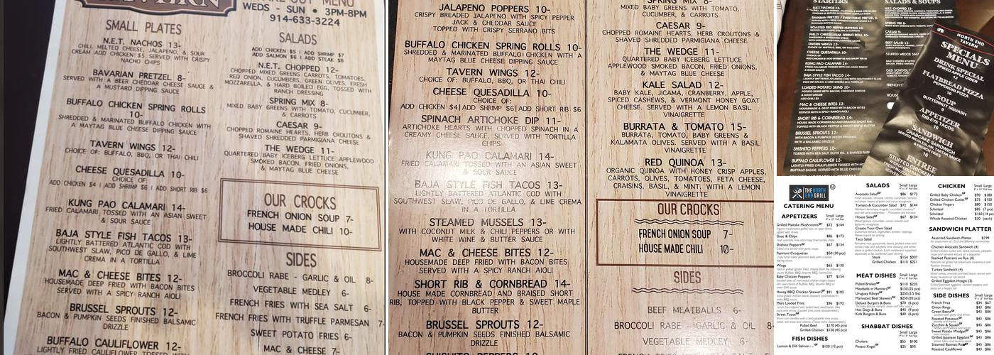 The North End Grill Menu