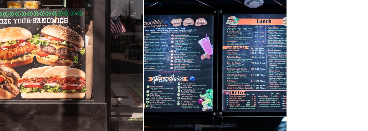 Fresh Bites & Juice Bar Menu
