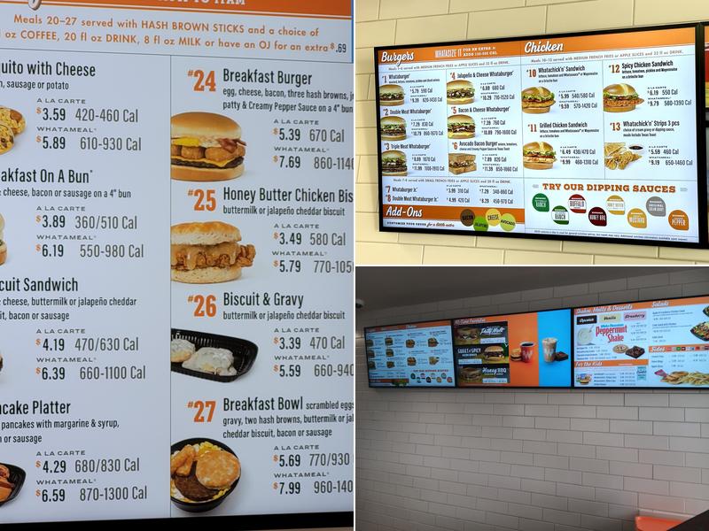 Whataburger Menu