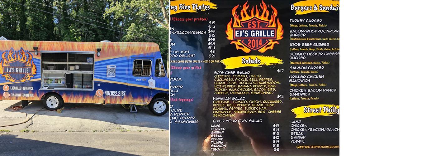EJ's Grille Menu