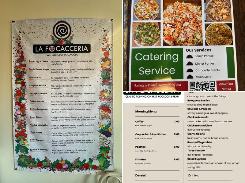 La Focacceria Menu