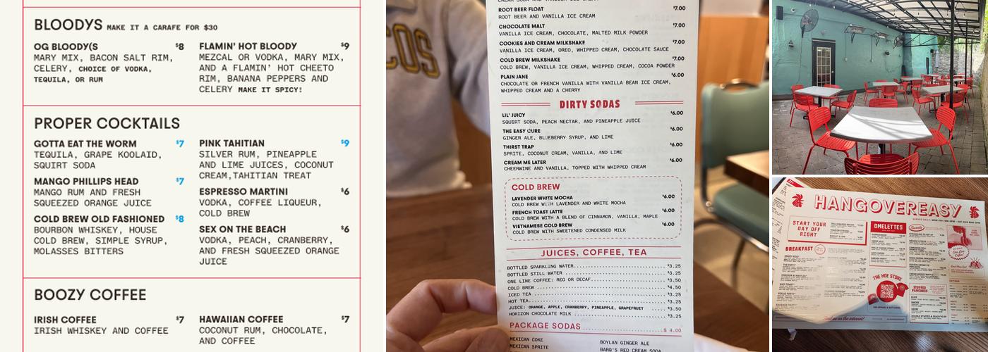 HangOverEasy Menu