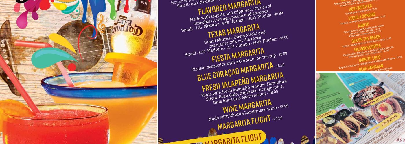 Fiesta bamba Menu