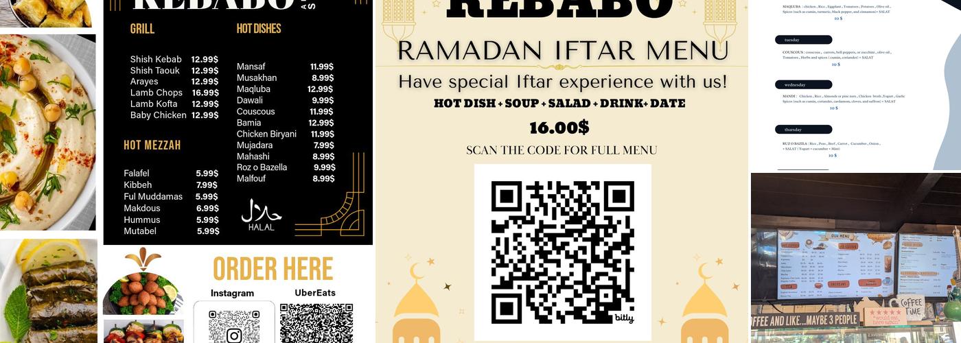 Kebabo Menu