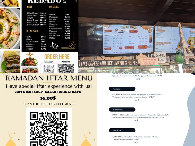 Kebabo Menu