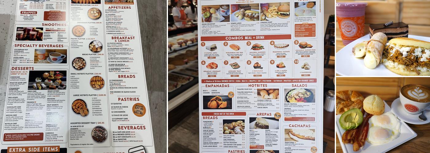 Mecatos Bakery & Café Menu