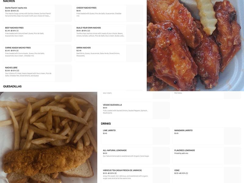 K&S Wings Menu