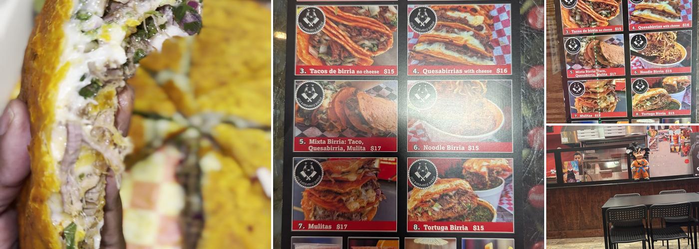 Los Barbaros Birria Menu