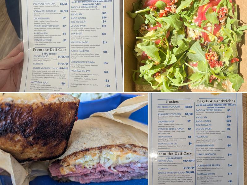 JonnyBoy's Bagelry Menu
