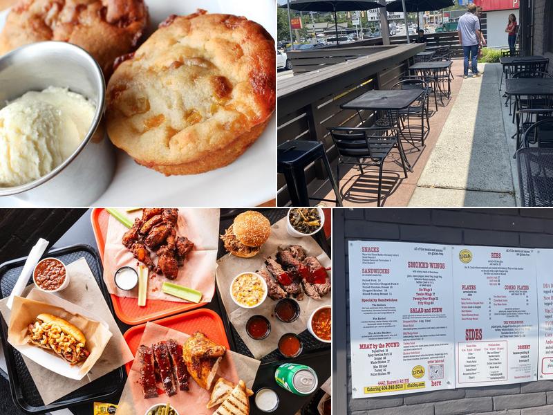 DBA Barbecue - Chastain Menu