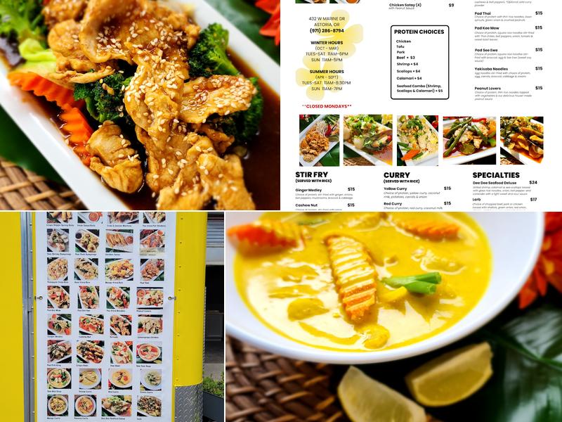 Dee Dee Thai II Menu