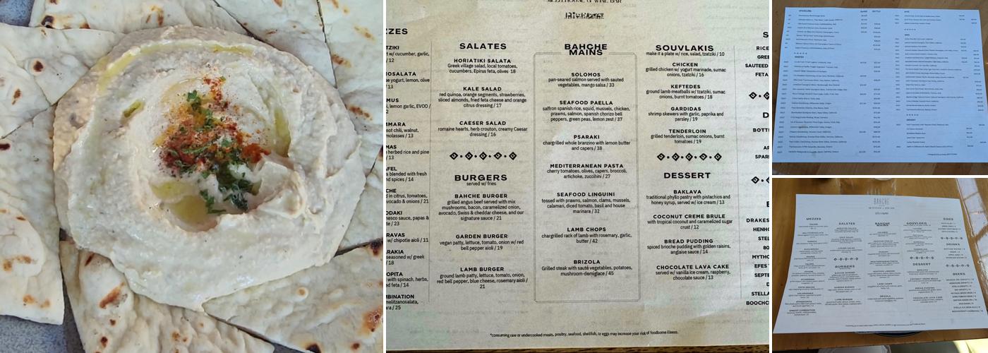 Bahche Menu