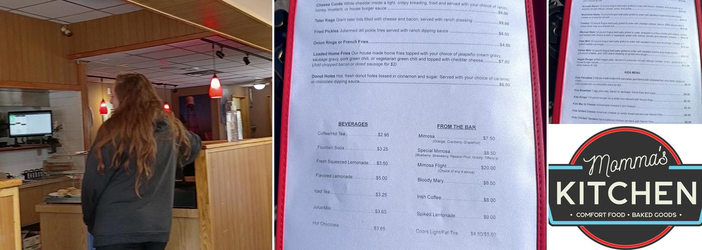 Momma's Kitchen Menu