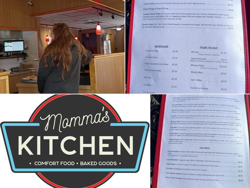 Momma's Kitchen Menu