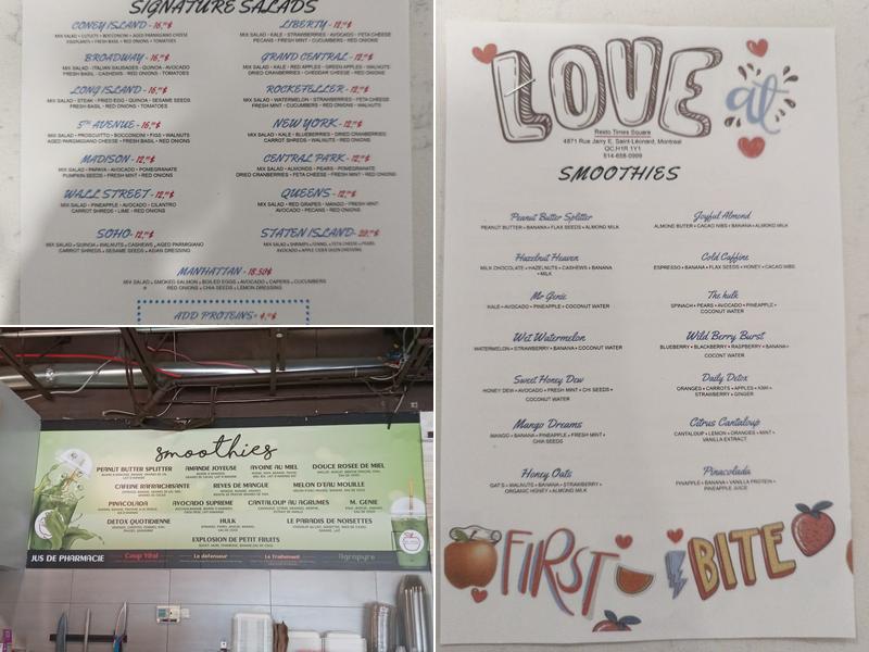 Resto Café Time Square Menu