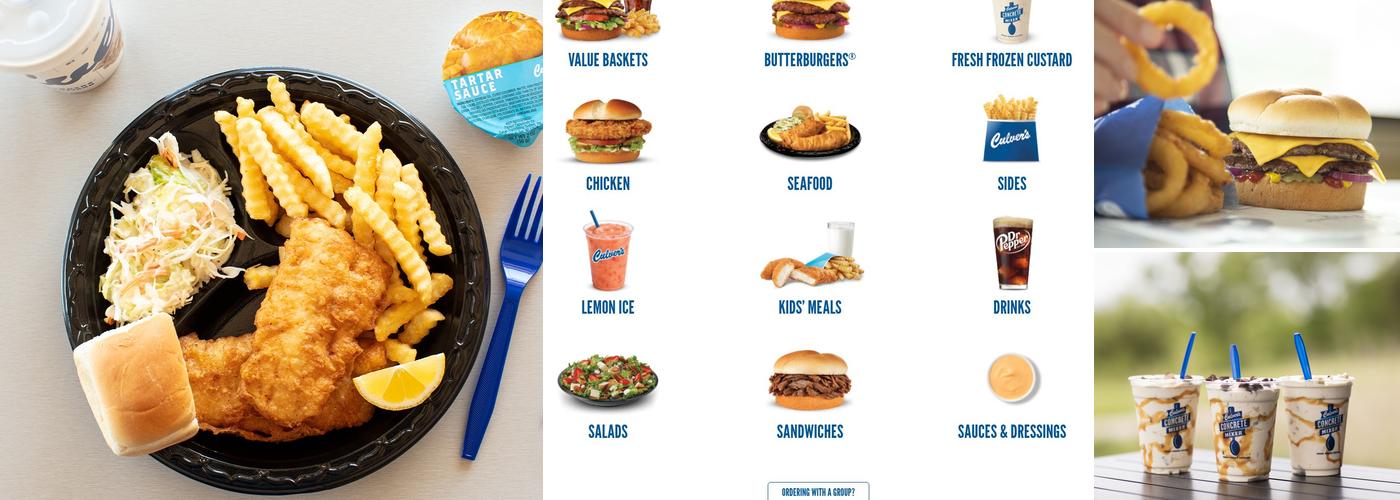 Culver’s Menu