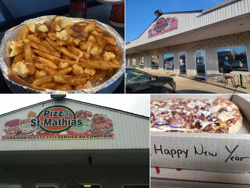 Pizza St Mathias 34 Rue Lussier, Rouville