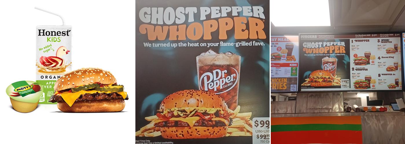 Burger King Menu