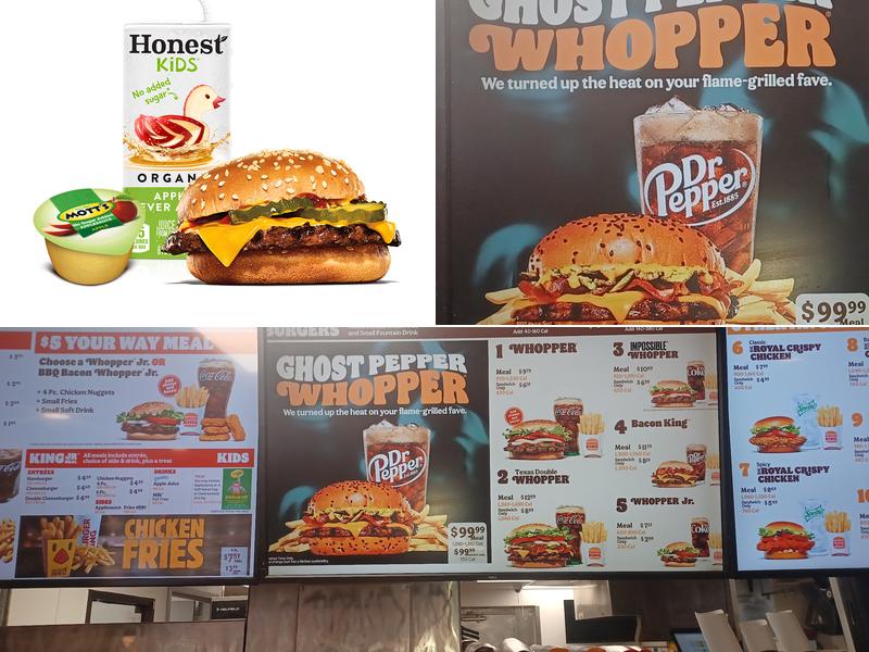 Burger King Menu