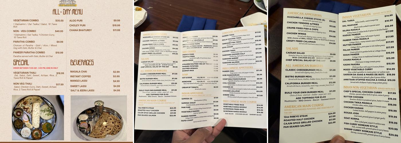 Royal Kitchen Menu