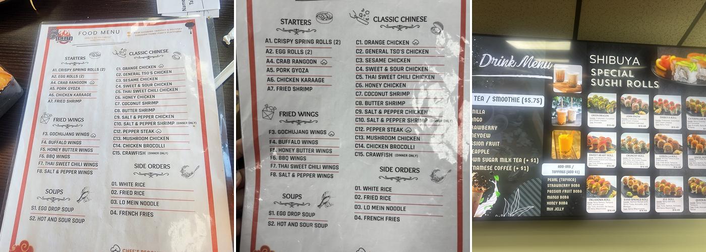 Shibuya - Buffet | AYCE | Sushi & Hibachi Menu