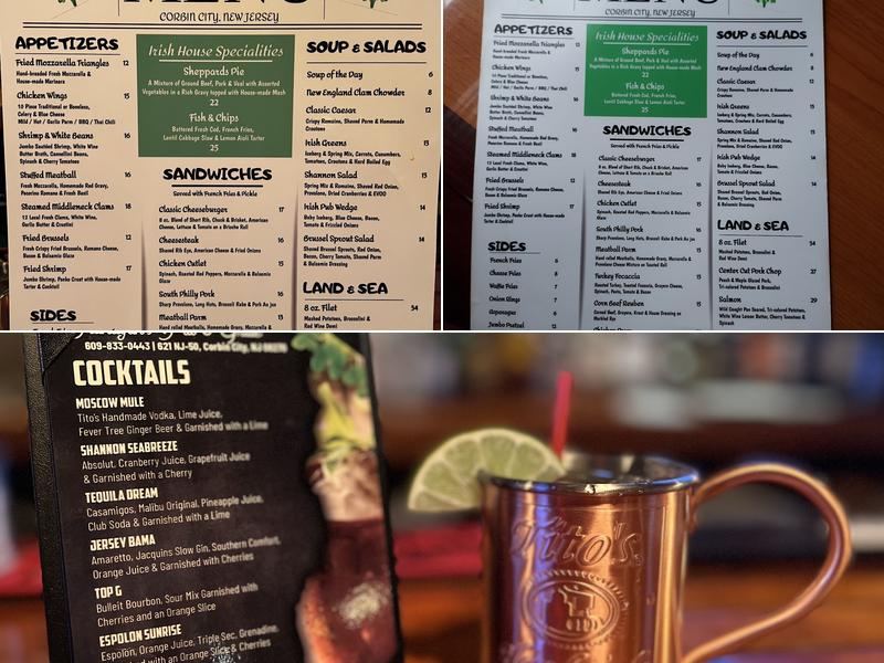 Flanagan's Pub & Grille Menu