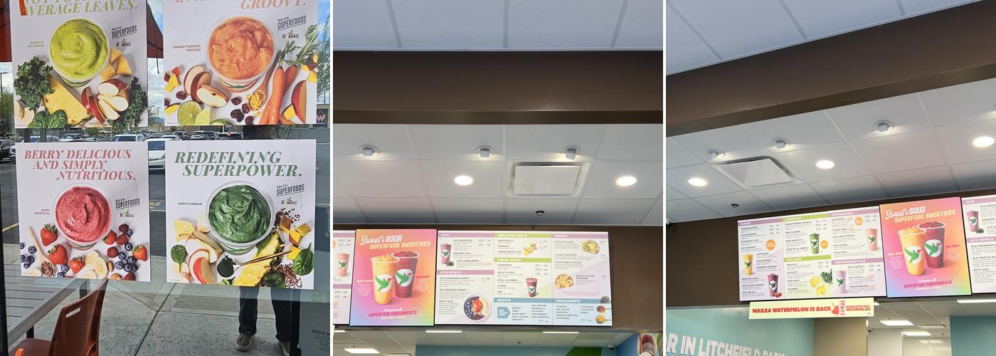 Robeks Fresh Juices & Smoothies Menu
