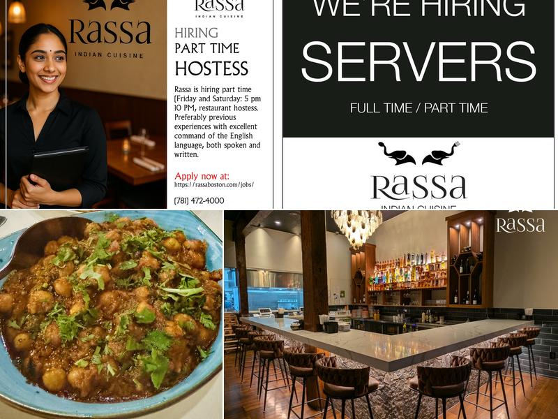 Rassa | Featured Indian Restaurant & Bar 470 Moody St, Waltham