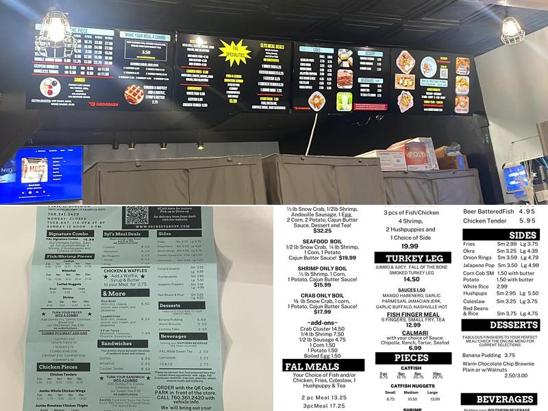 Fish-a-licious Menu