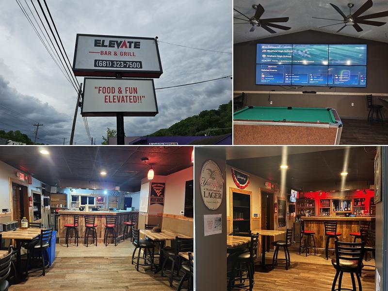 Elevate Bar & Grill 2501 Bluefield Ave, Bluefield