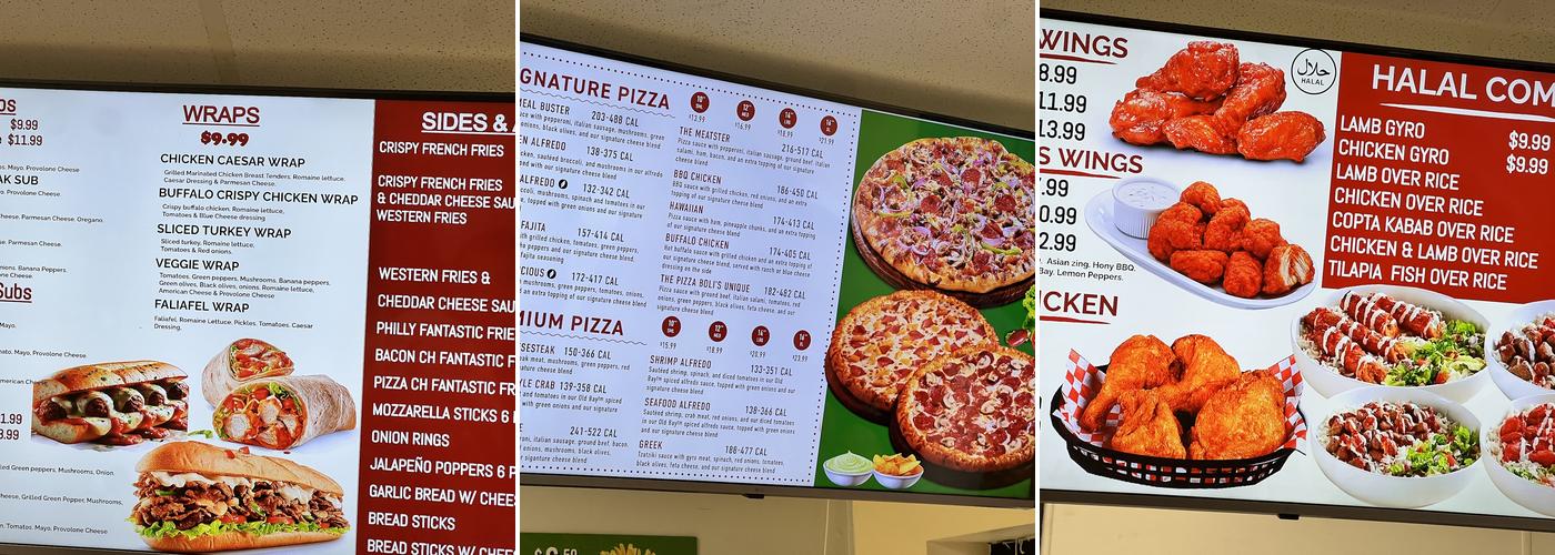 Pizza Boli's Menu