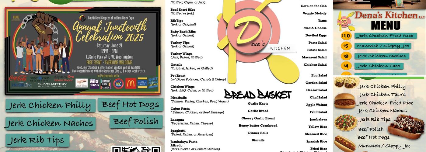 Dena’s Kitchen & Catering LLC Menu
