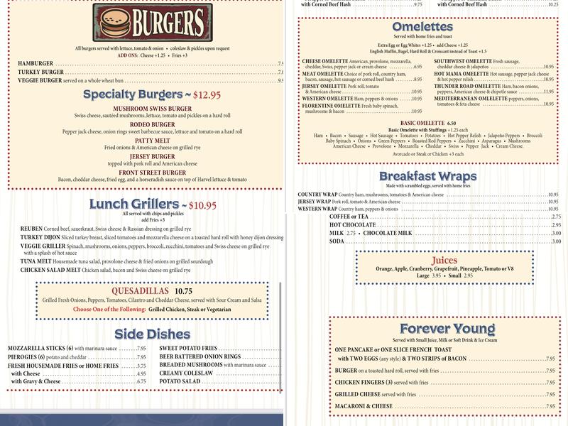 Harper's Grill Menu