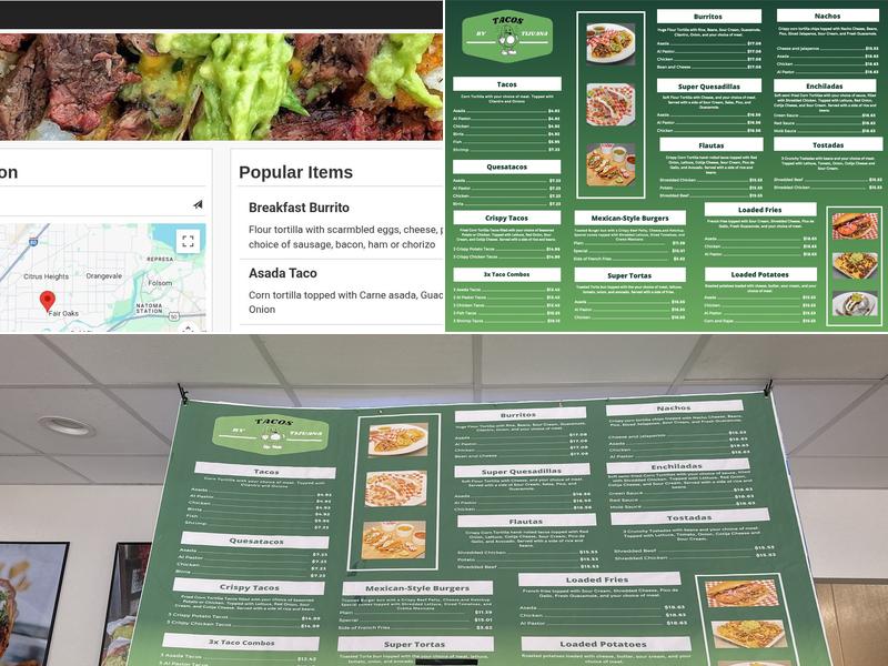 Tacos by Tijuana Menu