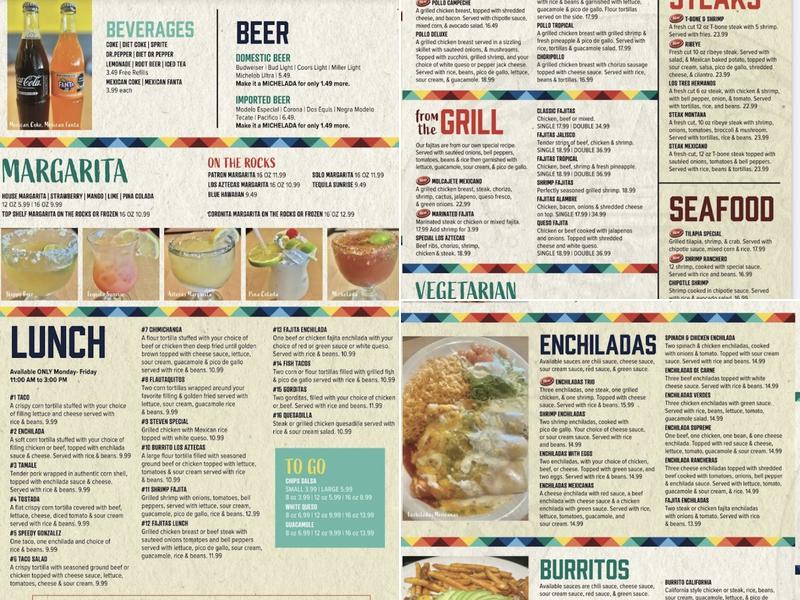Los Aztecas Restaurant 2 Menu